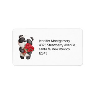 Étiquette Cute Panda