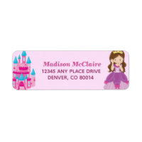 Cute Personnalisée Rose Princess Castle Fairy Tale