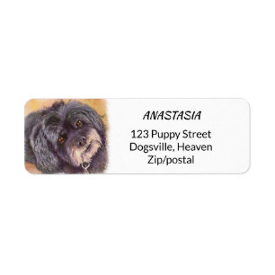 ÉTIQUETTE CUTIE NOIR COCK-A-POO MIX