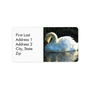 Étiquette Cygne