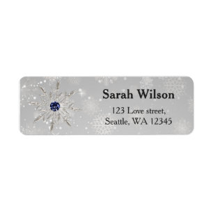 étiquette d'adresse de baby shower de mariage floc