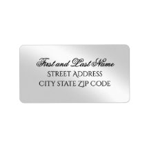 Étiquette d'adresse de retour Argent Greetings Pro