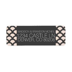 Étiquette D'Adresse De Retour Bright N Beautiful