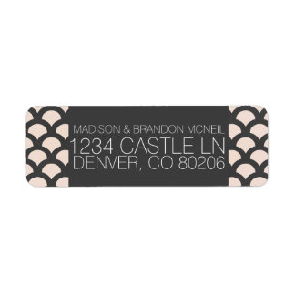 Étiquette d'adresse de retour Bright N Beautiful