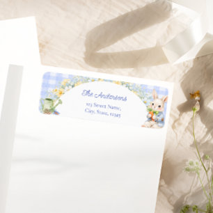 Étiquette d'adresse de retour de Baby Shower pour