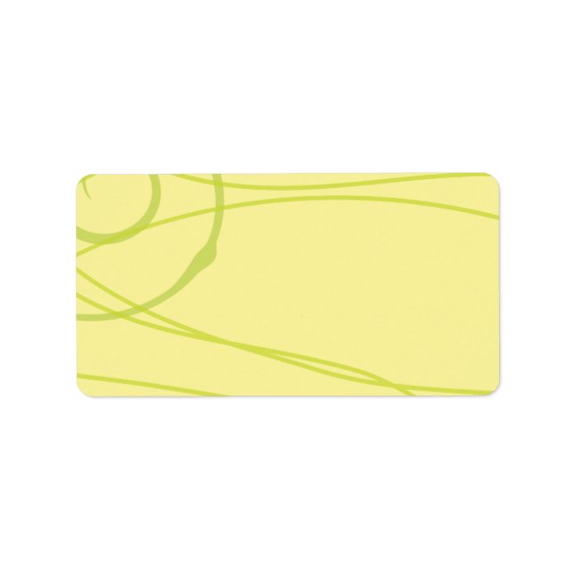 Étiquette d'adresse de retour de Bat mitzvah Rose  (Devant)