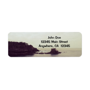 Étiquette d'adresse de retour de Cape Flattery