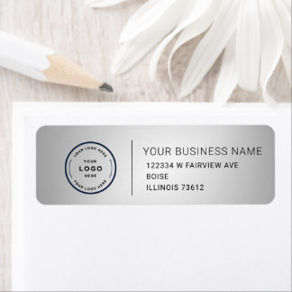 Étiquette d'adresse de retour d'entreprise personn