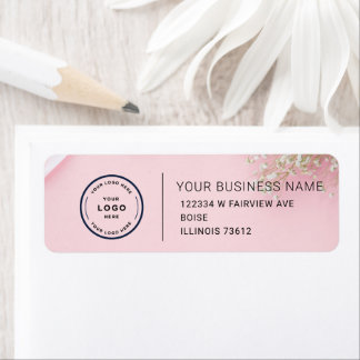 Étiquette d'adresse de retour d'entreprise personn