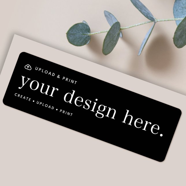 Étiquette d'adresse de retour Téléchargement de vo (Versatile return address sticker label for business, events, weddings, special occasions & more!)
