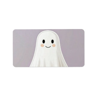 Étiquette d'adresse mignonne Halloween