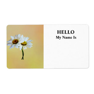 Étiquette Daisies In Love Label