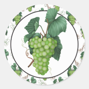 Étiquette d'alimentation Green Grape