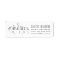 Dallas, Texas Styliszed Skyline |