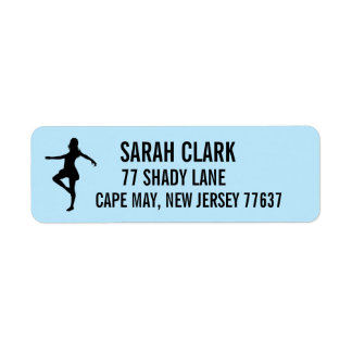Étiquette Dancer Girl Return Address Labels