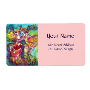 Étiquette DANSE CARNIVALE Vénétie Masquerade Ball