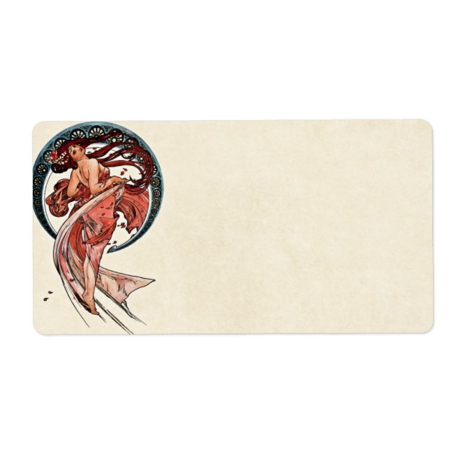 Étiquette Danse par Alfons Mucha 1898 (Devant)