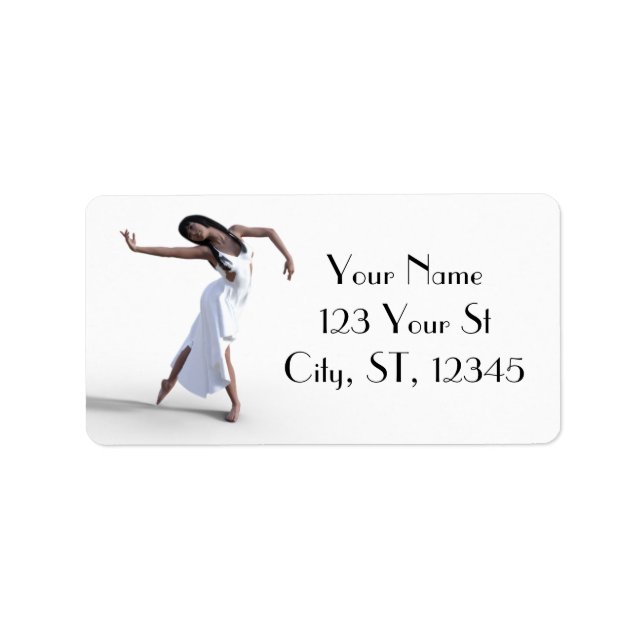 Étiquette Danseuse blanche Thunder_Cove (Devant)