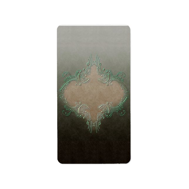 Étiquette d'apothecaire moyen (Devant)