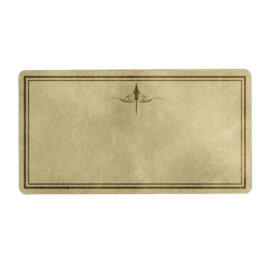 Étiquette d'apposition simple d'élégance