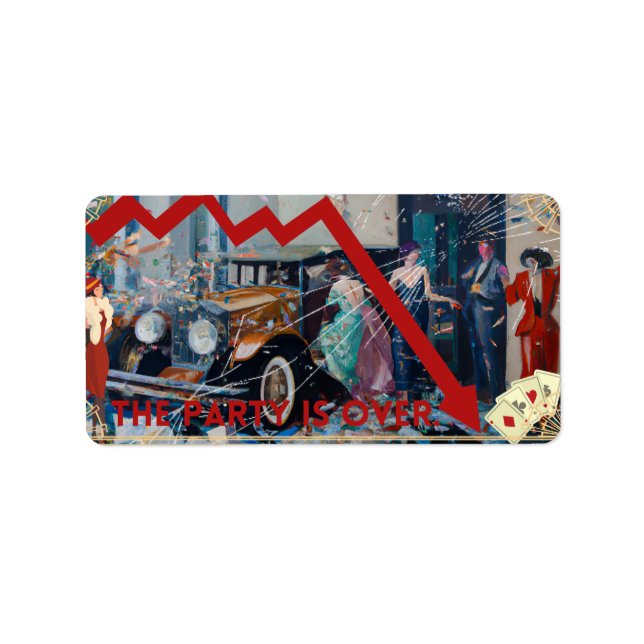 Étiquette Das Party ist vorbei. (Devant)