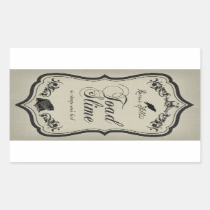 Étiquette d'autocollant de pot de Halloween de