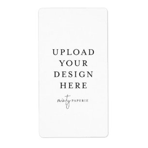 étiquette de 2 po x 3,75 po - Portrait