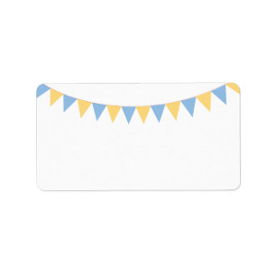 Étiquette de adresse de bannière