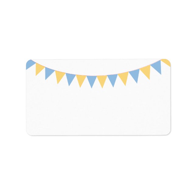 Étiquette de adresse de bannière (Devant)