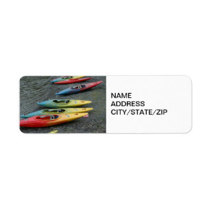 Étiquette de adresse DE KAYAKER