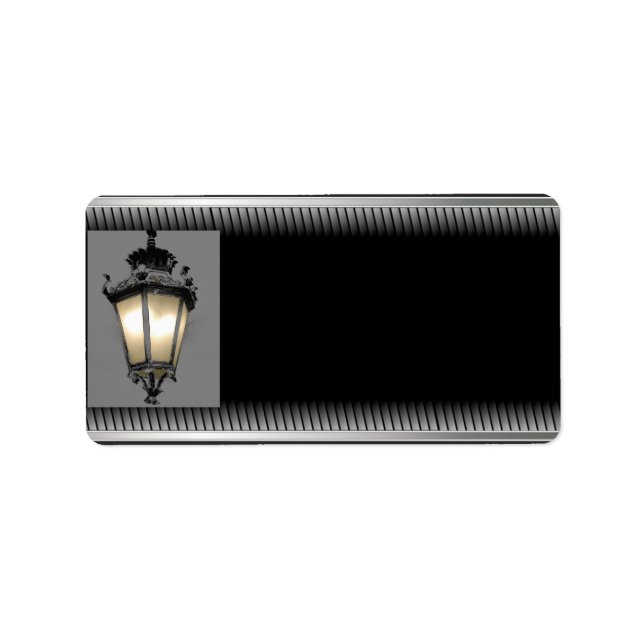 Étiquette de adresse de lanterne (Devant)