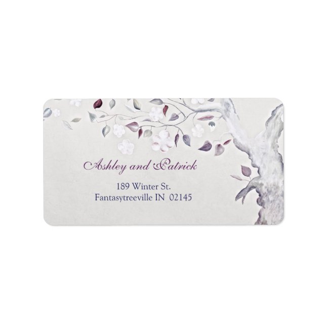 Étiquette de adresse de l'arborescence des Imagina (Devant)