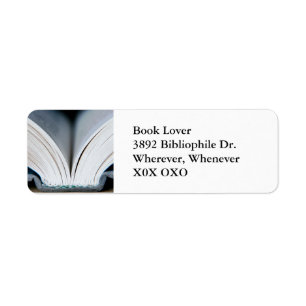 Étiquette de adresse de livre