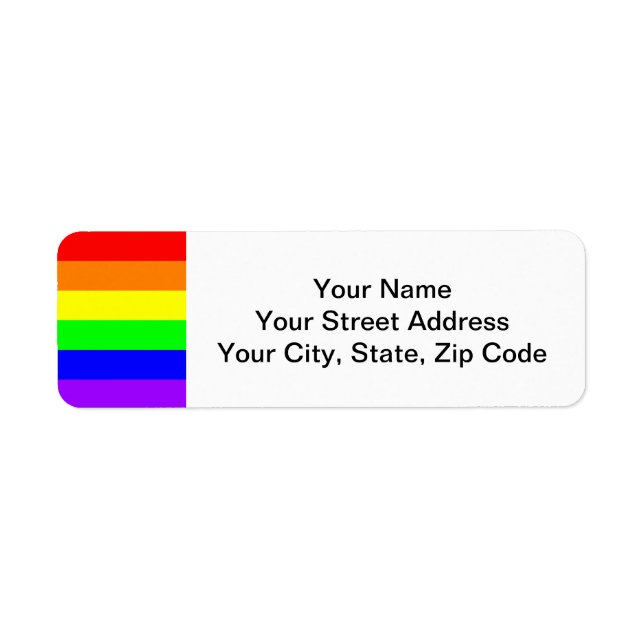 Étiquette de adresse de retour de bord laissé par (Devant)