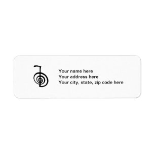 Étiquette de adresse de retour protecteur de