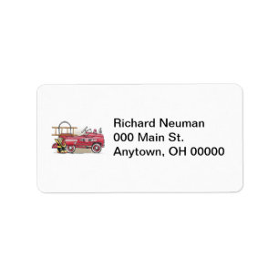Étiquette de adresse de voiture de pédale de