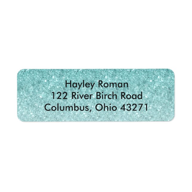 Étiquette de adresse d'impression personnalisé Par (Devant)