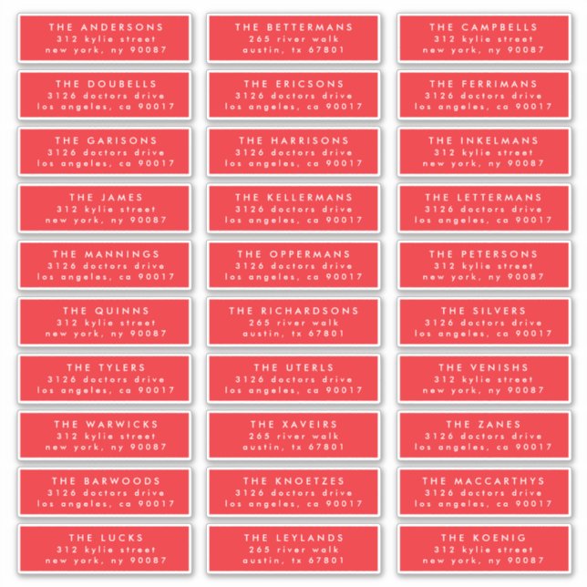 étiquette de adresse invité de l'enveloppe de vaca (Devant)