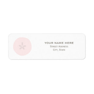 Étiquette de adresse Mariage de Dollar de Sable Ro