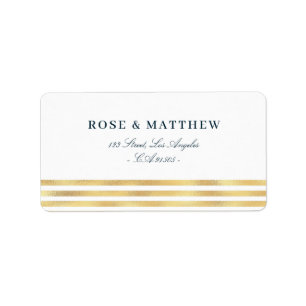 Étiquette de adresse nautique moderne de mer