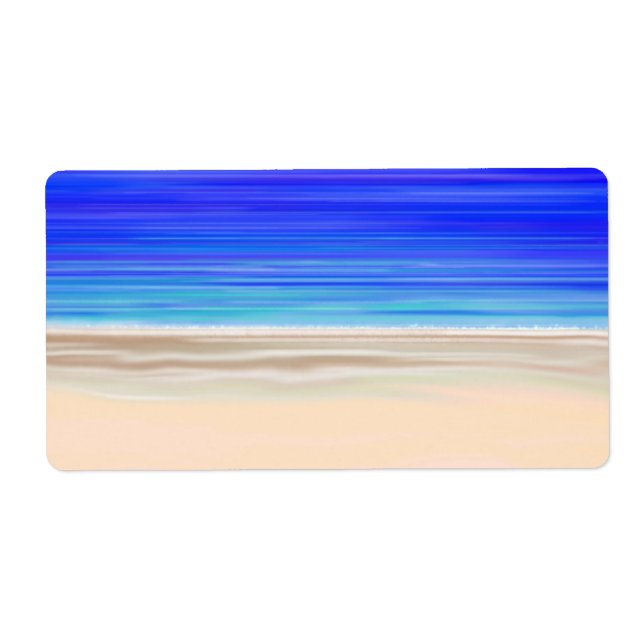 Étiquette de adresse paisible (Devant)