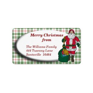 ÉTIQUETTE DE ADRESSE PÈRE NOËL 2