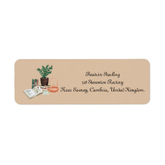 Étiquette de adresse personnalisable CozyBun
