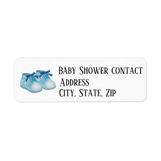 Étiquette de adresse personnalisable pour baby sho