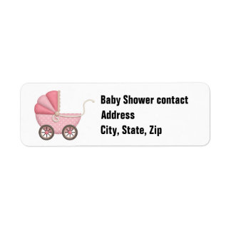 Étiquette de adresse personnalisable pour baby sho