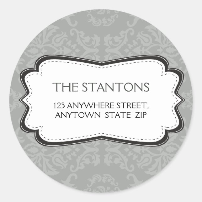 ÉTIQUETTE DE ADRESSE PERSONNALISÉ :: divinement da (Devant)