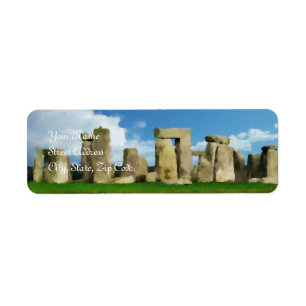 Étiquette de adresse Stonehenge