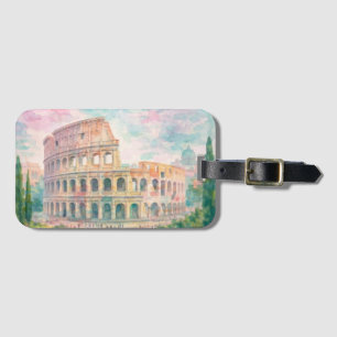 Étiquette de bagage Colosseum Bagage de voyage à