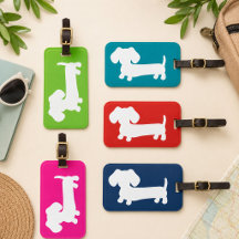 Étiquette de bagage personnalisée bleue à thème te