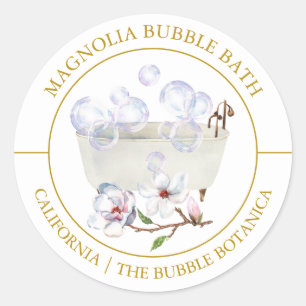 Étiquette de bain Magnolia Bubble